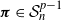bold italic pi element of script upper S Subscript n Superscript p minus 1