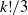 k factorial divided by 3