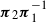 bold italic pi 2 bold italic pi 1 Superscript negative 1