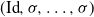left parenthesis Id comma sigma comma ellipsis comma sigma right parenthesis