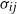 sigma Subscript i j
