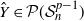 ModifyingAbove upper Y With caret element of script upper P left parenthesis script upper S Subscript n Superscript p minus 1 Baseline right parenthesis