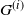 upper G Superscript left parenthesis i right parenthesis
