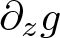 partial differential zg