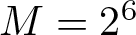 upper M equals 26
