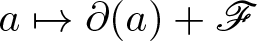 a right arrow from bar partial differential left parenthesis a right parenthesis plus upper F