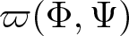 pi left parenthesis upper Phi comma upper Psi right parenthesis