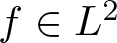f element of upper L 2