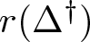 r left parenthesis upper Delta dagger right parenthesis