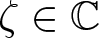 zeta element of upper C