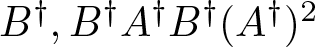 upper B dagger comma upper B dagger upper A dagger upper B dagger left parenthesis upper A dagger right parenthesis 2