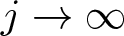j right arrow infinity