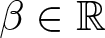 beta element of double struck upper R
