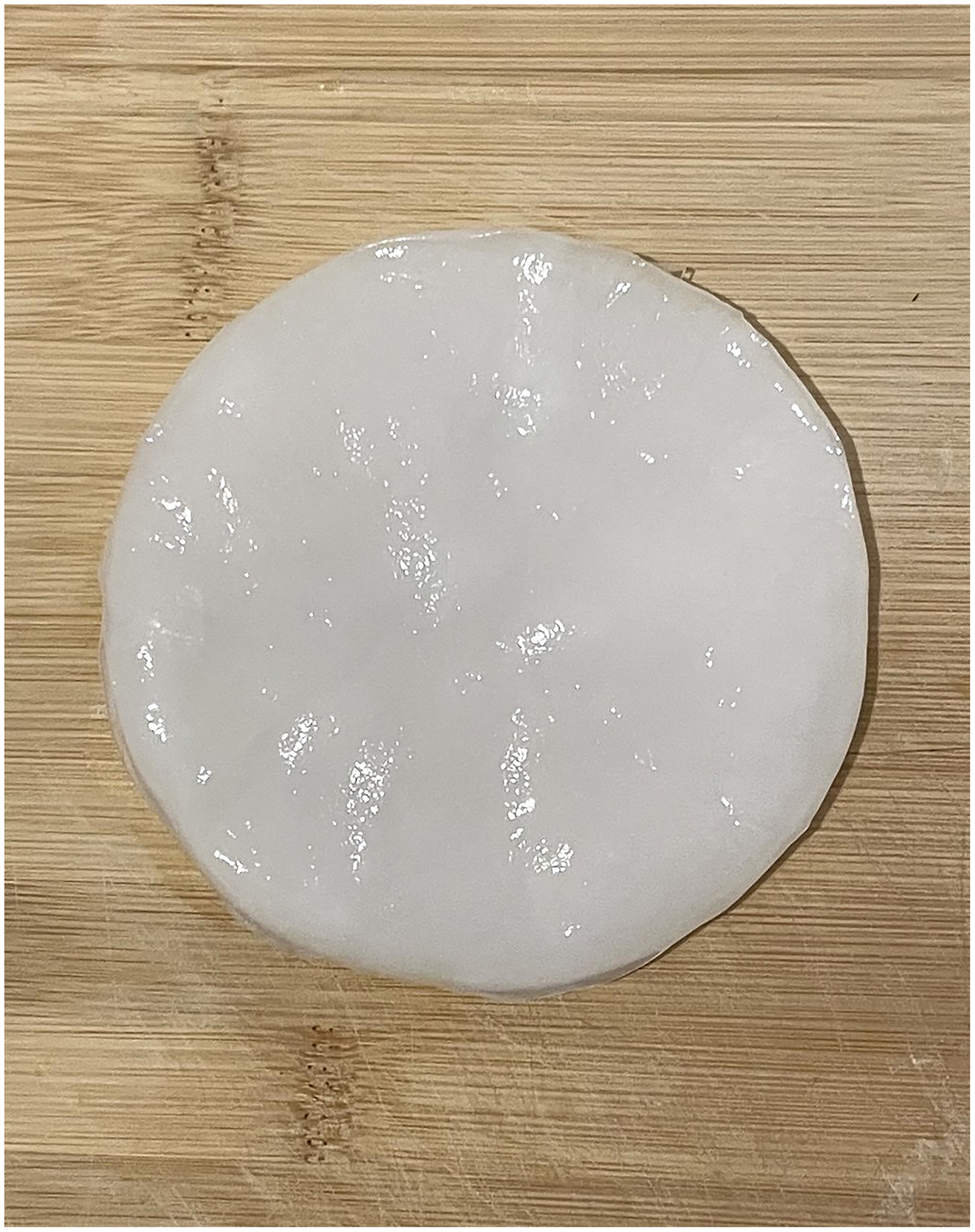 Right: SCOBY pellicle grown from raw stinging nettles foraged in Berlin and organic apple cider vinegar starter culture produced in Germany (Dennre), August 2025.