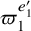 pi 1 Superscript e prime 1