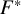 upper F Superscript asterisk