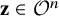 bold z element of script upper O Superscript n