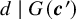 d vertical bar upper G left parenthesis bold italic c Superscript prime Baseline right parenthesis