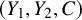 left parenthesis upper Y 1 comma upper Y 2 comma upper C right parenthesis
