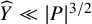 ModifyingAbove upper Y With caret much less than StartAbsoluteValue upper P EndAbsoluteValue Superscript 3 divided by 2
