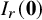 upper I Subscript r Baseline left parenthesis bold 0 right parenthesis