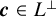 bold italic c element of upper L Superscript up tack
