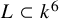 upper L subset of k Superscript 6