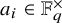 a Subscript i Baseline element of double struck upper F Subscript q Superscript times
