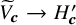 upper V overtilde Subscript bold italic c Baseline right arrow upper H prime Subscript bold italic c