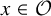 x element of script upper O