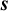 bold italic s