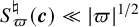 upper S Subscript pi Superscript normal natural Baseline left parenthesis bold italic c right parenthesis much less than StartAbsoluteValue pi EndAbsoluteValue Superscript 1 divided by 2