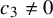 c 3 not equals 0