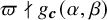 pi does not divide g Subscript bold italic c Baseline left parenthesis alpha comma beta right parenthesis