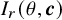 upper I Subscript r Baseline left parenthesis theta comma bold italic c right parenthesis