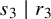 s 3 vertical bar r 3