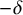 negative delta
