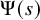normal upper Psi left parenthesis s right parenthesis
