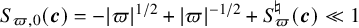 upper S Subscript pi comma 0 Baseline left parenthesis bold italic c right parenthesis equals minus StartAbsoluteValue pi EndAbsoluteValue Superscript 1 divided by 2 Baseline plus StartAbsoluteValue pi EndAbsoluteValue Superscript negative 1 divided by 2 Baseline plus upper S Subscript pi Superscript normal natural Baseline left parenthesis bold italic c right parenthesis much less than 1