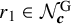 r 1 element of script upper N Subscript bold italic c Superscript upper G