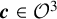bold italic c element of script upper O cubed