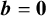 bold italic b equals bold 0