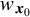 w Subscript bold italic x 0
