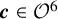 bold italic c element of script upper O Superscript 6
