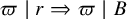 pi StartAbsoluteValue r right double arrow pi EndAbsoluteValue upper B