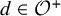 d element of script upper O Superscript plus