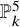 double struck upper P Subscript k Superscript 5