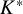 upper K Superscript asterisk