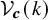 script upper V Subscript bold italic c Baseline left parenthesis k right parenthesis