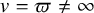 v equals pi not equals infinity